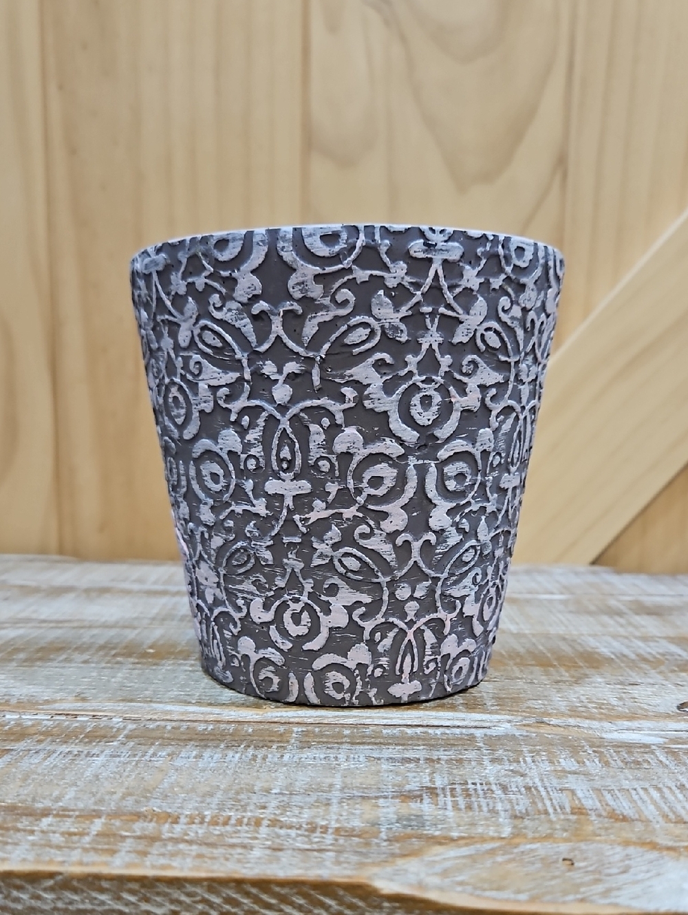 Vintage | Decorative Embossed Planter